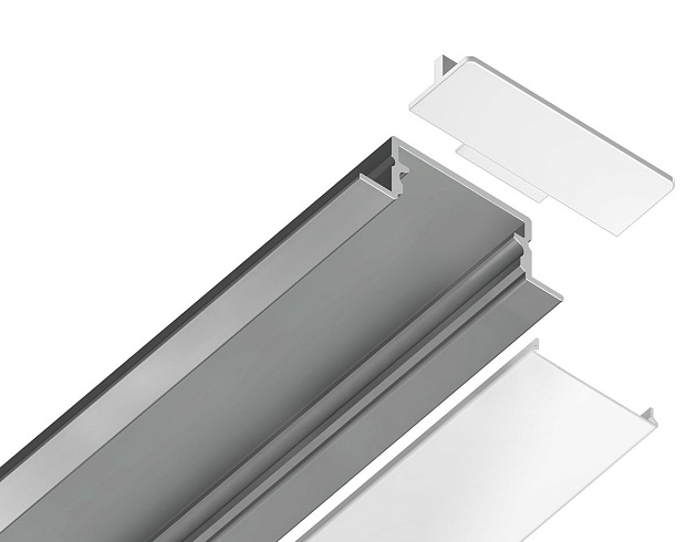 Встраиваемый профиль с рассеивателем Ambrella Illumination GP1200AL изображение 5 Встраиваемый профиль с рассеивателем Ambrella Illumination GP1200AL Фото № 5