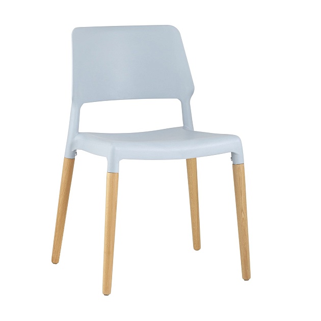 Кухонный стул Stool Group BISTRO серо-голубой с деревян. ножками 8086107 Фото № 1