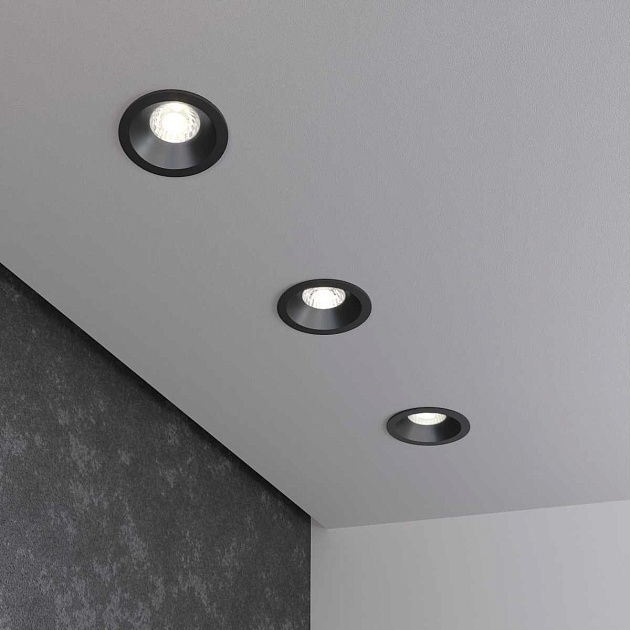 Встраиваемый светодиодный светильник Elektrostandard 15266/LED черный a055719 изображение 2 Встраиваемый светодиодный светильник Elektrostandard 15266/LED черный a055719 Фото № 2
