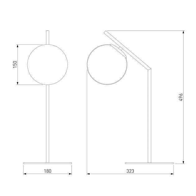Настольная лампа Eurosvet Frost 01082/1 хром Фото № 2