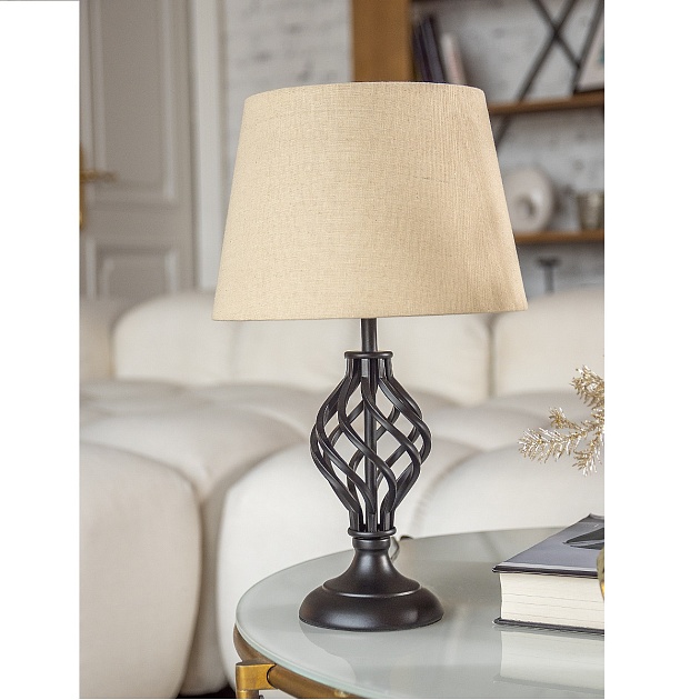 Настольная лампа Lucia Ковка черная 432 4606400510758 изображение 1 Настольная лампа Lucia Ковка черная 432 4606400510758 Фото № 1