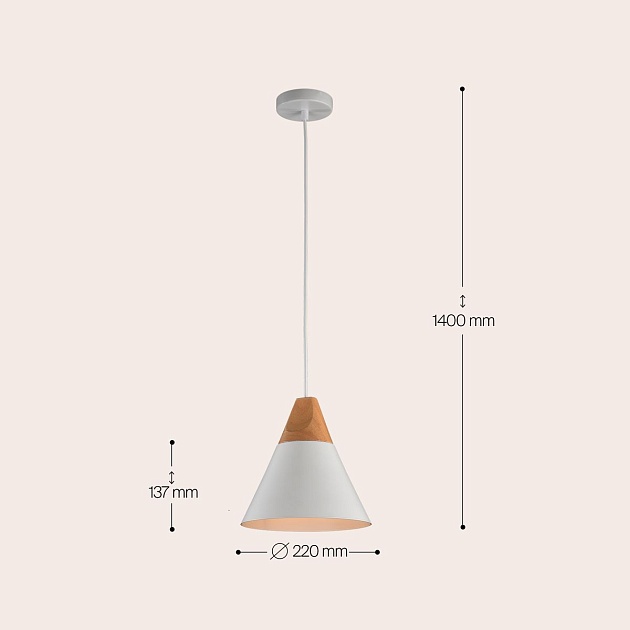 Подвесной светильник Maytoni Bicones P359-PL-01-W Фото № 3
