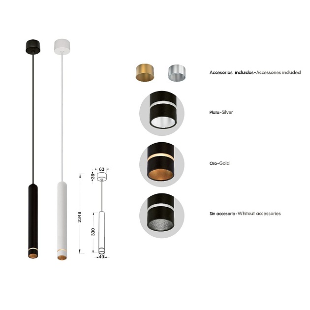 Подвесной светильник Mantra Split 8877 Фото № 5