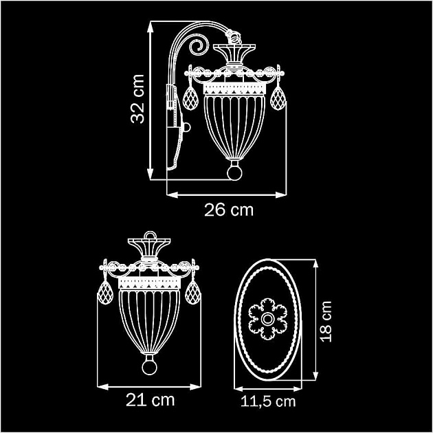 Бра Lightstar Schon 790611 изображение 2 Бра Lightstar Schon 790611 Фото № 2