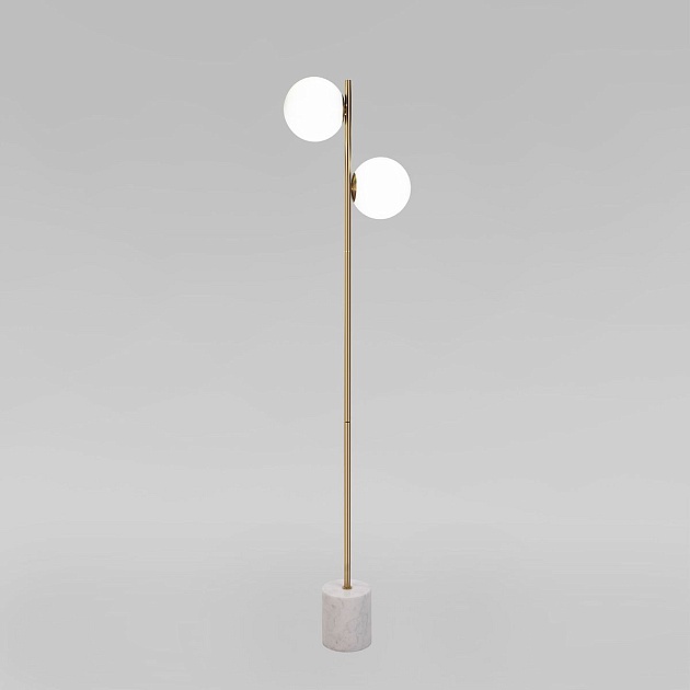 Торшер Eurosvet Marbella 01158/2 латунь изображение 1 Торшер Eurosvet Marbella 01158/2 латунь Фото № 1