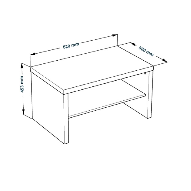 Журнальный стол Шведский Стандарт ENKEL 82S S00135 изображение 3 Журнальный стол Шведский Стандарт ENKEL 82S S00135 Фото № 3