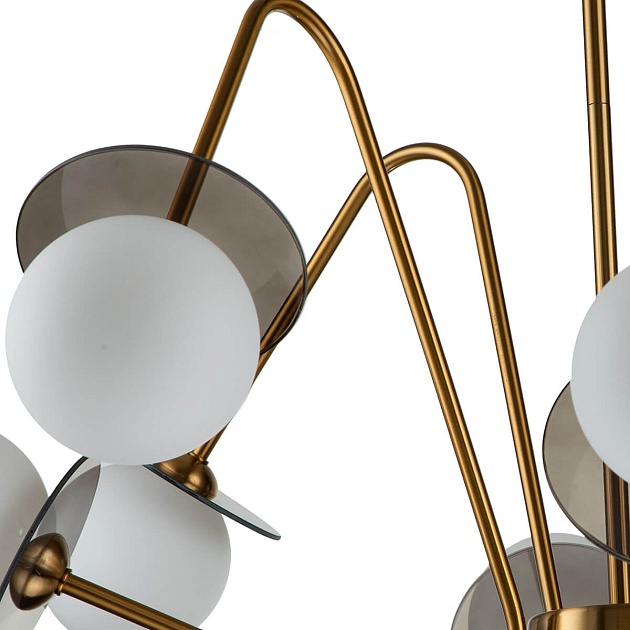 Подвесная люстра Indigo Jazz 11020/8R Brass V000166 изображение 3 Подвесная люстра Indigo Jazz 11020/8R Brass V000166 Фото № 3