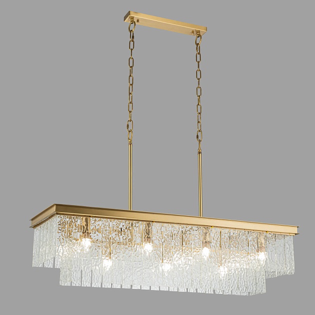 Подвесная люстра Belfast Harland 6308-10C BR CL изображение 5 Подвесная люстра Belfast Harland 6308-10C BR CL Фото № 5