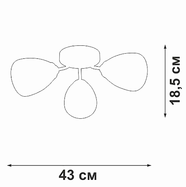 Потолочная люстра Vitaluce V3773-1/3PL Фото № 2