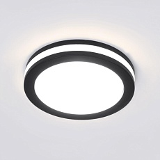 Встраиваемый светодиодный светильник Elektrostandard DSKR80 5W 4200K черный a049707