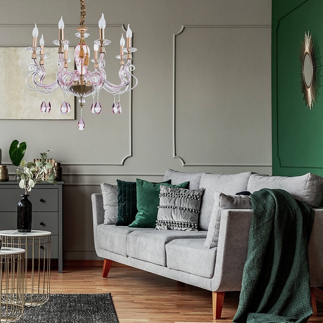 Подвесная люстра Divinare Carl 5124/14 LM-8 изображение 9 Подвесная люстра Divinare Carl 5124/14 LM-8 Фото № 9