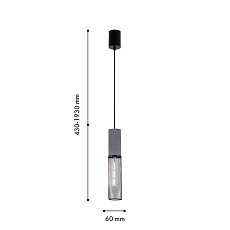 Подвесной светильник Favourite Cementita 4272-1P 3