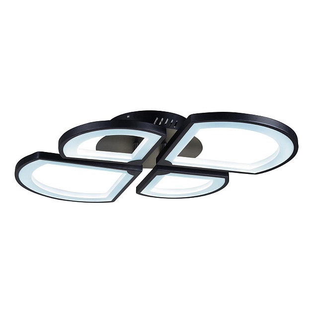 Потолочная светодиодная люстра iLedex River X024-4 BK изображение 2 Потолочная светодиодная люстра iLedex River X024-4 BK Фото № 2