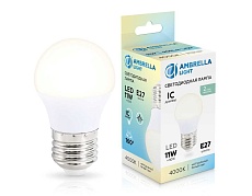 Лампа светодиодная Шар G45 11W 4000K Ambrella light Bulding 451104 1