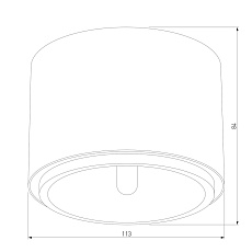 Потолочный светильник TK Lighting 3365 Moris Graphite 1