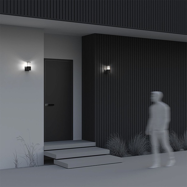 Уличный настенный светильник Maytoni Bronx O576WL-01B Фото № 17