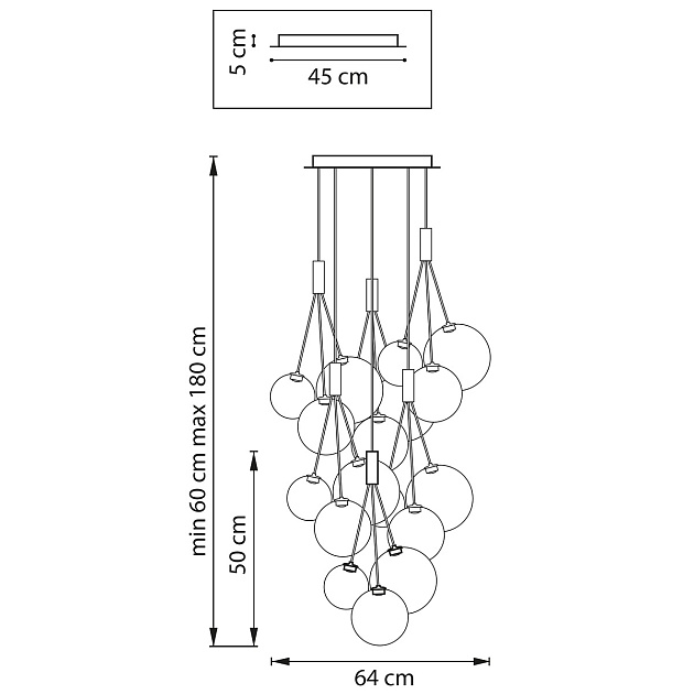 Подвесная светодиодная люстра Lightstar Sferetta 801189 Фото № 8