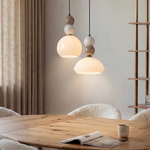 Подвесной светильник Freya Modern Globo FR5628PL-01BGW Фото № 7