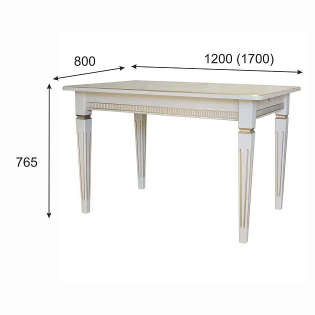 Кухонный стол Мебелик Васко В 86Н 005478 изображение 3 Кухонный стол Мебелик Васко В 86Н 005478 Фото № 3