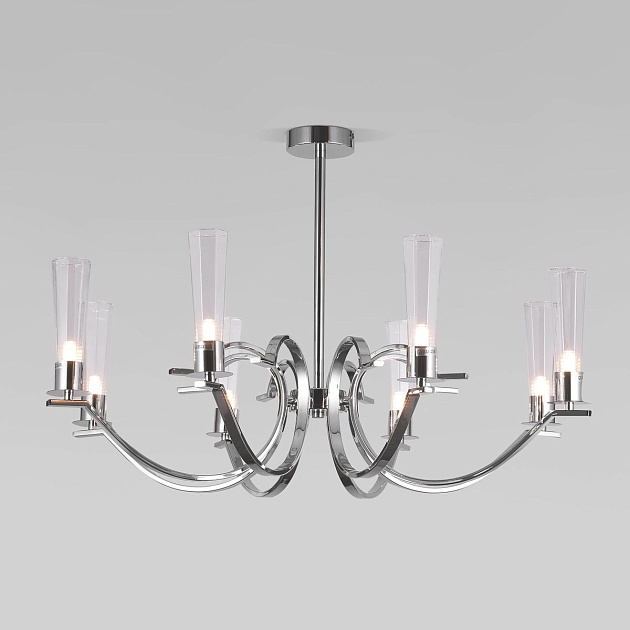 Подвесная люстра Eurosvet Rosher 60141/8 хром Фото № 1