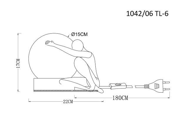Настольная лампа Divinare Eleganza 1042/06 TL-10 Фото № 2