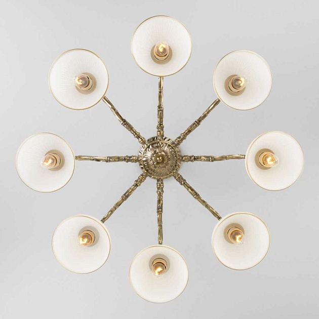 Потолочная люстра Eurosvet Caldera 60106/8 античная бронза Фото № 2