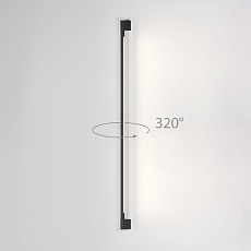 Уличный настенный светодиодный cветильник Elektrostandard Argos 35121/D черный a069887 2