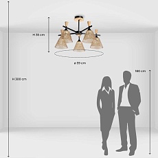 Люстра потолочная De City Dela 635015605 3