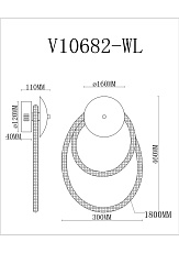 Бра Moderli True V10682-WL 1