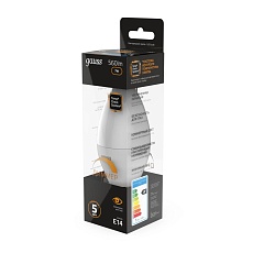 Лампа светодиодная Gauss E14 6.5W 3000К матовая 103101107 2