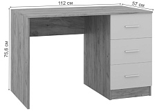 Письменный стол Woodville Бишоп 3 559238 1