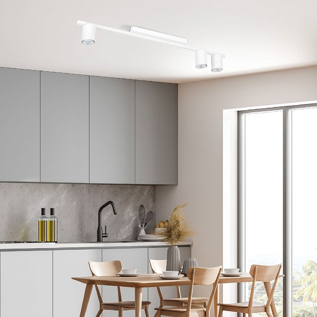 Потолочная люстра TK Lighting 4570 Logan White Фото № 4