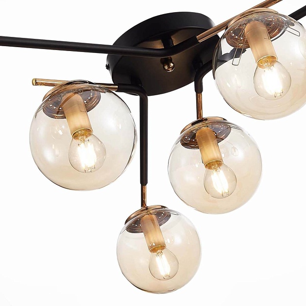 Потолочная люстра Evoluce LITERNO SLE106902-06 изображение 4 Потолочная люстра Evoluce LITERNO SLE106902-06 Фото № 4