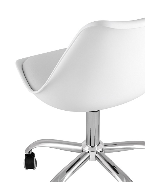 Офисный стул Stool Group BLOK пластиковый белый Y818 white Фото № 7