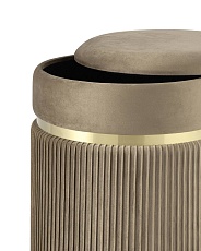 Пуф Stool Group Миранда с ящиком велюр бежевый 19B352VA-8167-7 2