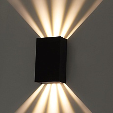 Уличный настенный светодиодный светильник Arte Lamp Algol A5640AL-2BK 3