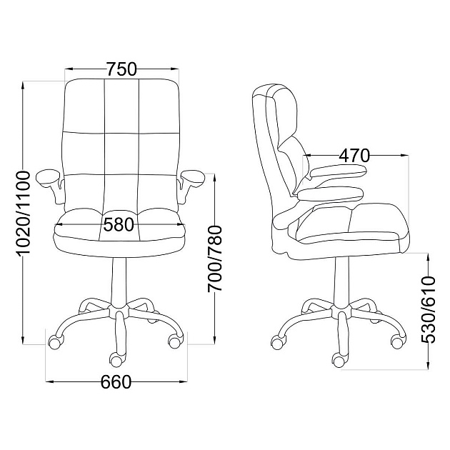 Кресло руководителя AksHome Caesar светло-бежевый, велюр 86354 Фото № 2