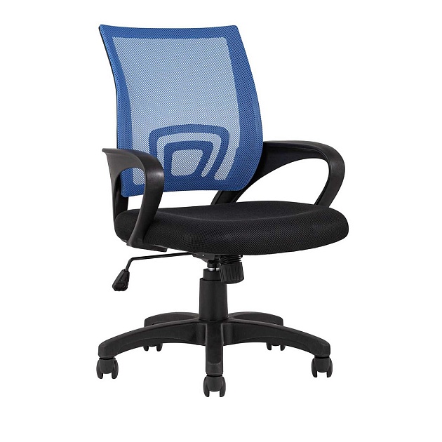 Офисное кресло TopChairs Simple синее D-515 blue Фото № 1