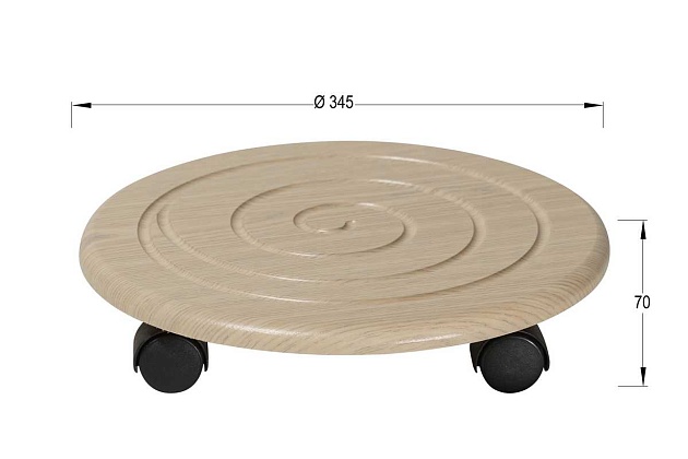 Подставка для цветов Мебелик Спираль (2шт) 004996 Фото № 3