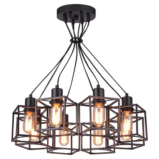 Подвесная люстра Lussole Loft Badger GRLSP-9541 изображение 1 Подвесная люстра Lussole Loft Badger GRLSP-9541 Фото № 1