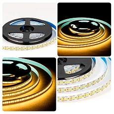 Светодиодная лента OGM 19,2W/m 240LED/m 2835SMD теплый белый 5M LSE-265 3