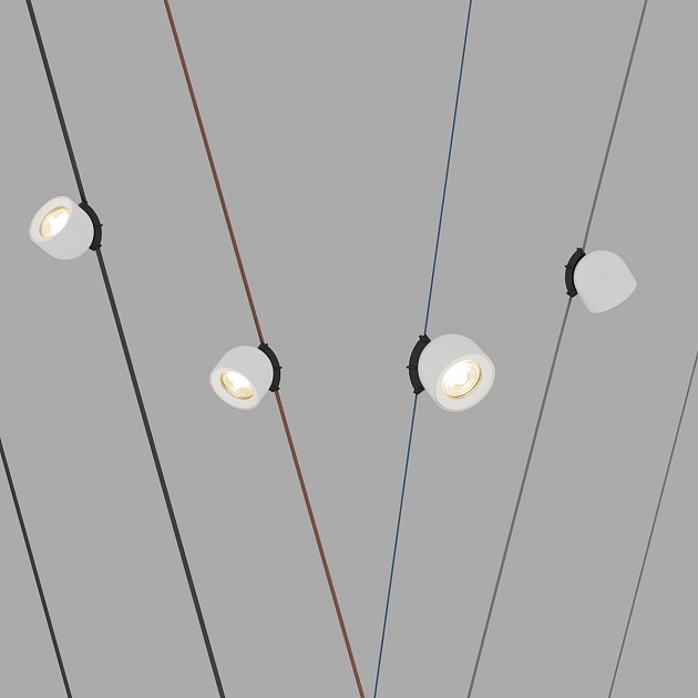 Трековый светодиодный светильник Denkirs Belty Spot DK5541-WH+BK Фото № 5