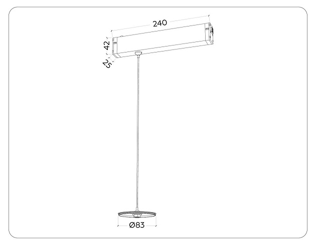 Трековое крепление Ambrella Light DIY Spot A2660 изображение 2 Трековое крепление Ambrella Light DIY Spot A2660 Фото № 2