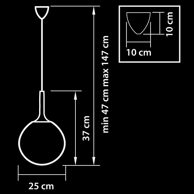 Подвесной светильник Lightstar Globo 813031 Фото № 3