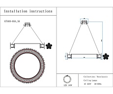 Люстра Kink Light Лиона 07600-80A,36 1