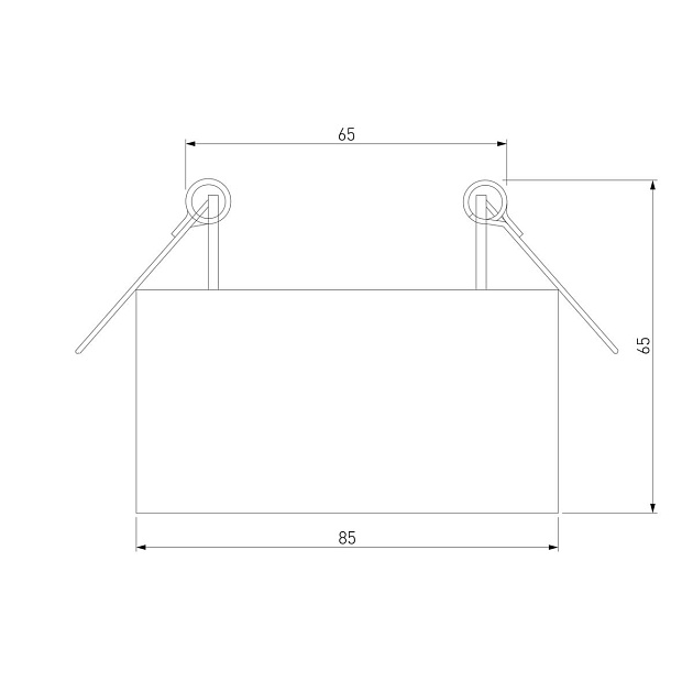 Встраиваемый светодиодный светильник Elektrostandard Glam 25095/LED a065709 изображение 2 Встраиваемый светодиодный светильник Elektrostandard Glam 25095/LED a065709 Фото № 2