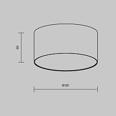 Потолочный светодиодный светильник Maytoni Technical Zon C032CL-12W2.7K-RD-B 1