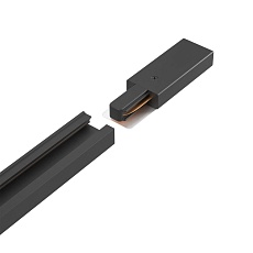 Шинопровод однофазный с питанием и заглушкой Crystal Lux CLT 0.11 01 L1000 BL 4