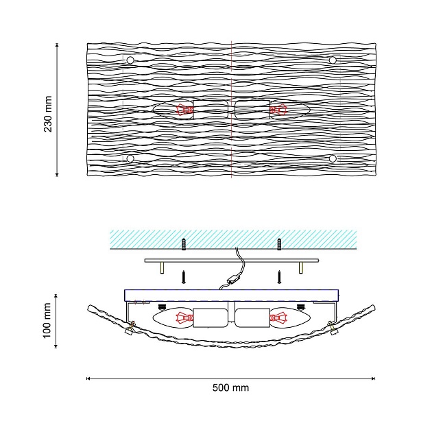 Потолочный светильник Lucia Tucci Rumba W1055.2 Chrome изображение 3 Потолочный светильник Lucia Tucci Rumba W1055.2 Chrome Фото № 3
