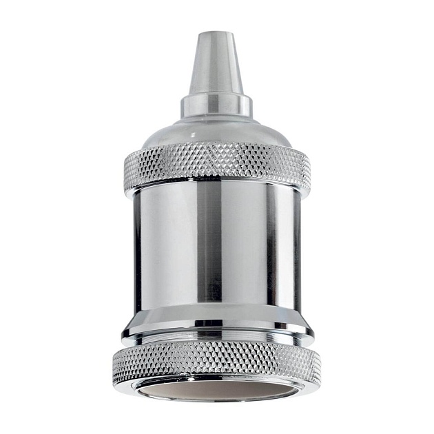 Патрон Ideal Lux Portalampada E27 Ghiera Cromo 249193 Фото № 1